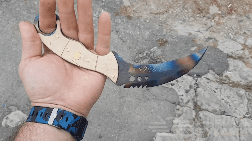 Делаем копию ножа Talon Knife из игры CS GO