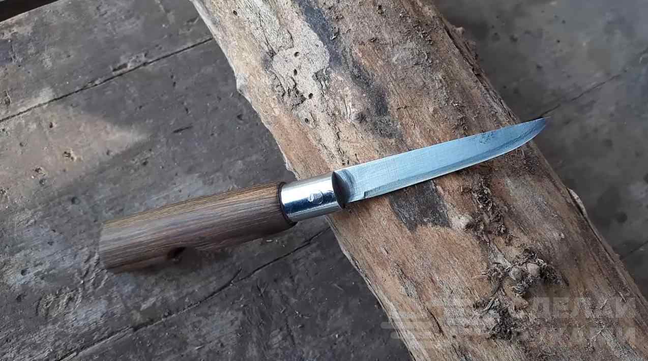 Как из старых ножниц сделать складной нож