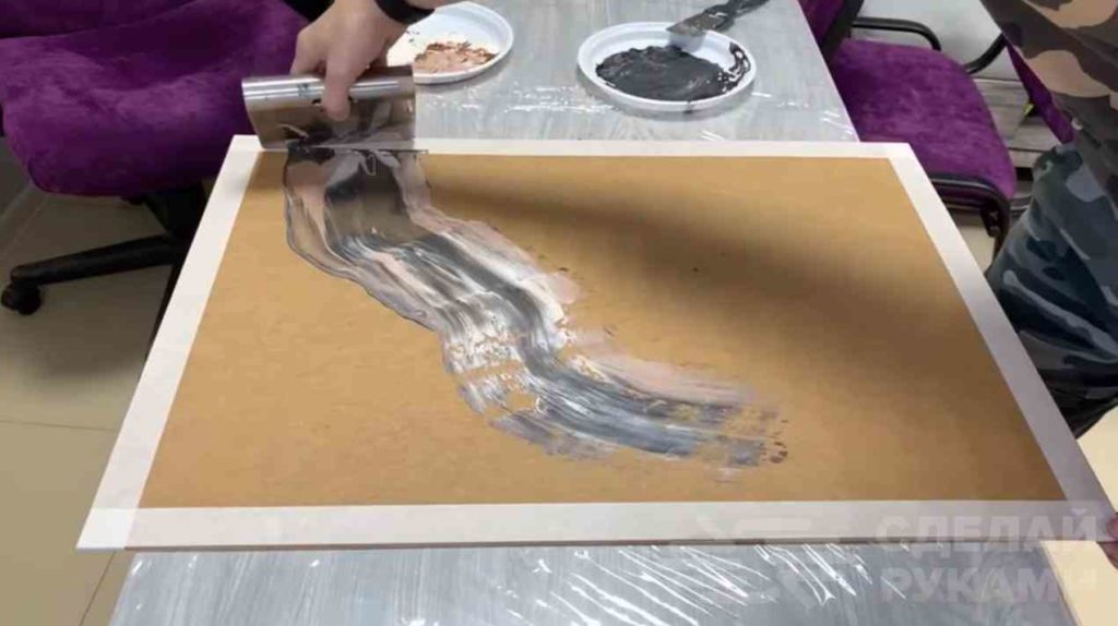 Как сделать текстуру мрамора на поверхности