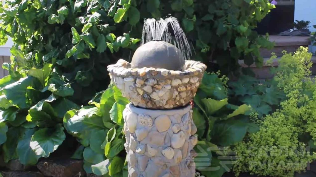4 самодельных декоративных фонтана для дачи