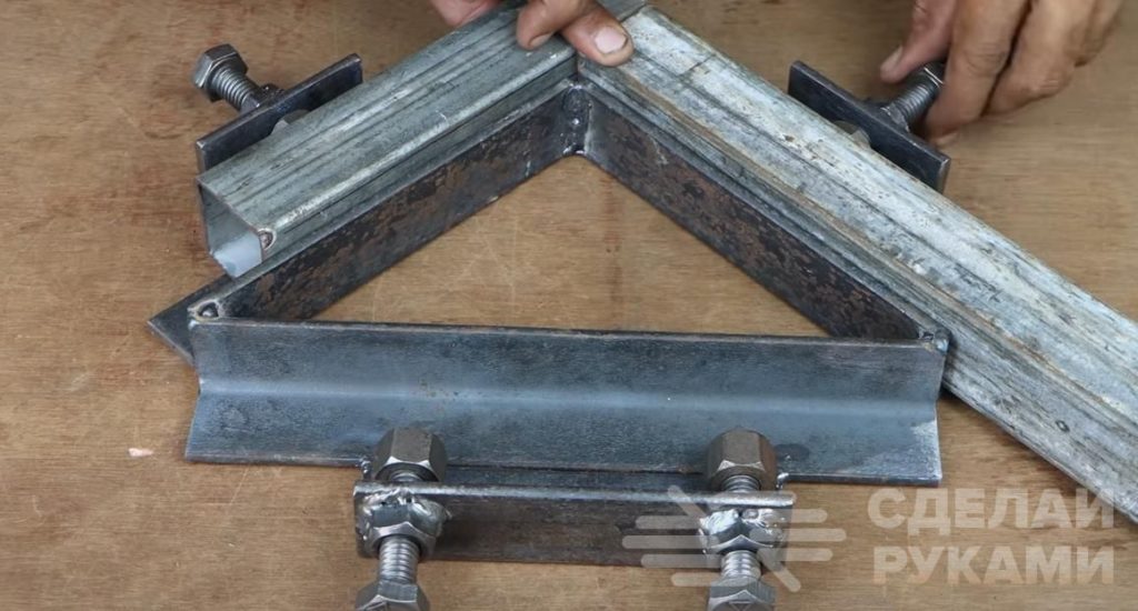 Как сделать сварочный кондуктор из остатков металлического уголка